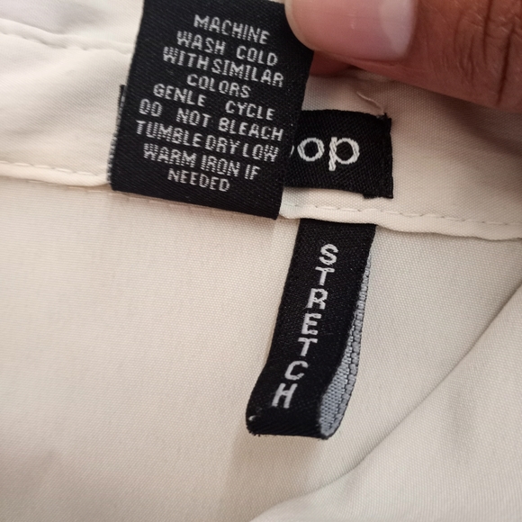 Blue Loop Women Shirt Buttom-Up Utility Blouse - Picture 4 of 4